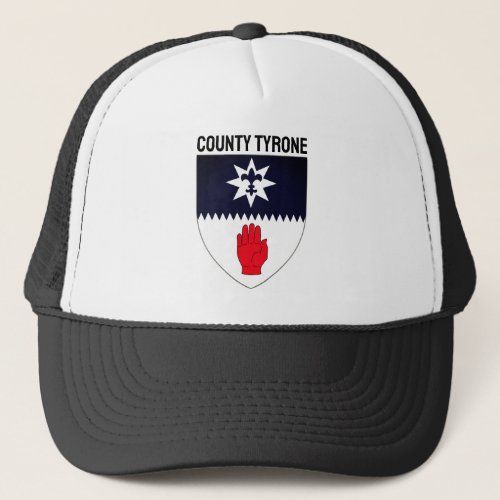 Coat of Arms of County Tyrone Northern Ireland Trucker Hat