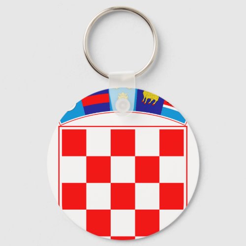 Coat of arms of Croatia Croatian Emblem Hrvatska Keychain