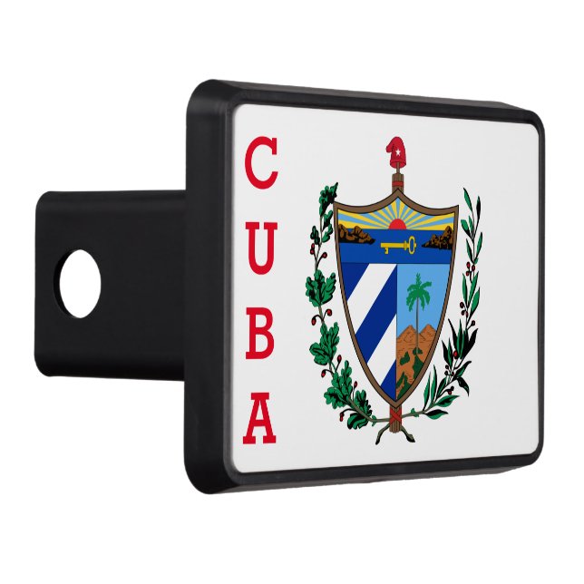Coat of arms of Cuba Hitch Cover (Right)