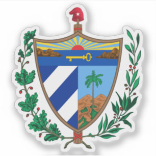 Coat of arms of Cuba Sticker