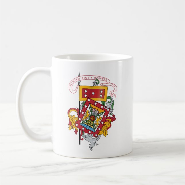 Coat of Arms of Cuenca, Ecuador Coffee Mug (Left)