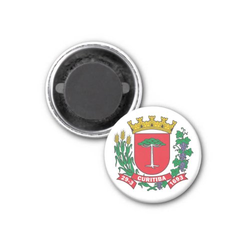 Coat of Arms of Curitiba Brazil Magnet