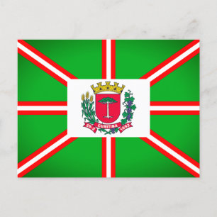 Coat of Arms of Curitiba, Brazil Postcard