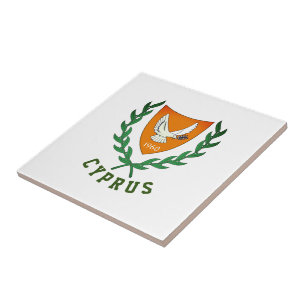 Coat of Arms of CYPRUS Ceramic Tile