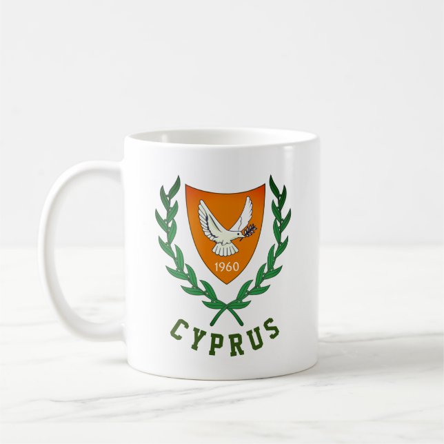 Coat of Arms of CYPRUS Coffee Mug (Left)