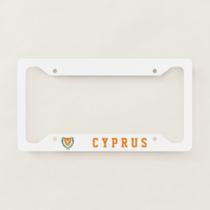 Coat of Arms of CYPRUS License Plate Frame