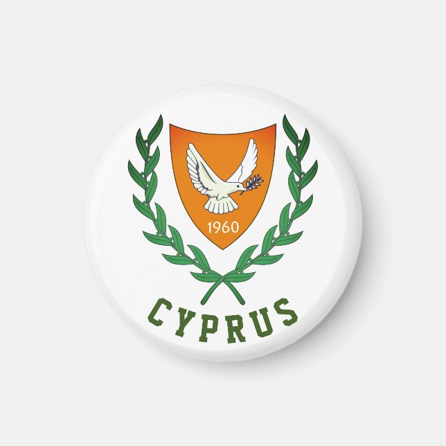 Coat of Arms of CYPRUS Magnet (Front)