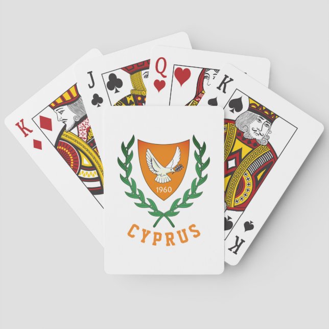 Coat of Arms of CYPRUS Poker Cards (Back)