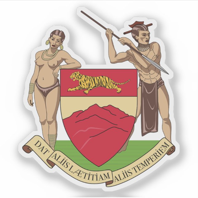 Coat of arms of Da Lat (Dalat), Vietnam Sticker (Front)