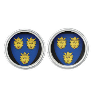 Coat of Arms of Dalmatia, Croatia Cufflinks