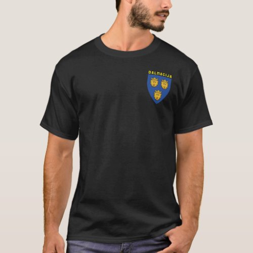 Coat of Arms of Dalmatia Croatia T_Shirt