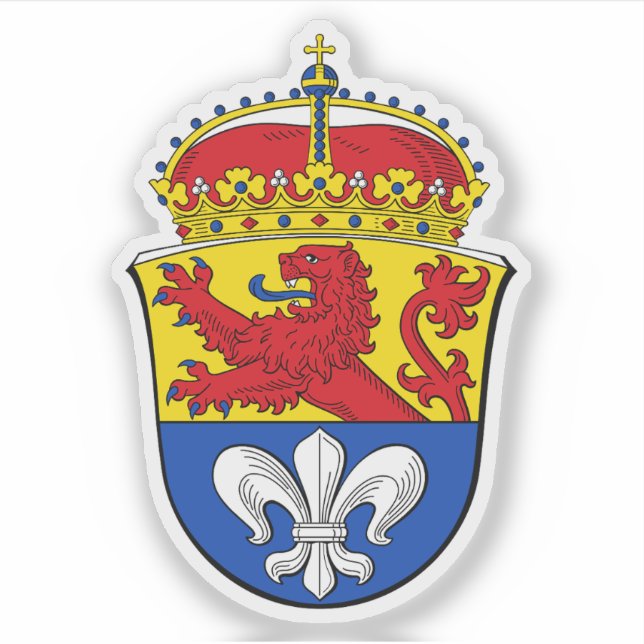 Coat of arms of Darmstadt, Germany Sticker (Front)