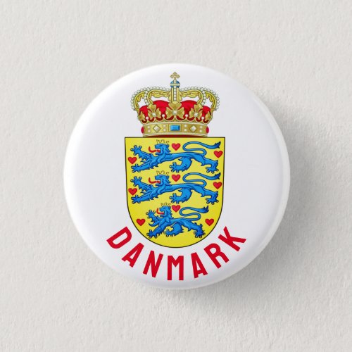 Coat of Arms of Denmark Button