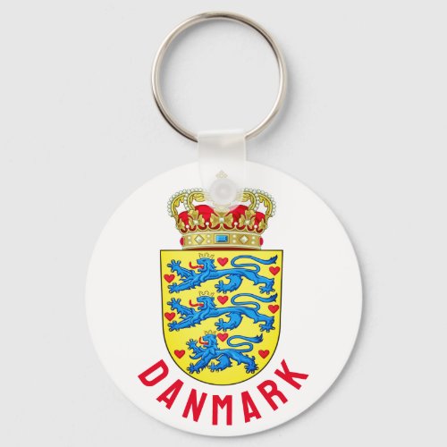 Coat of Arms of Denmark Keychain