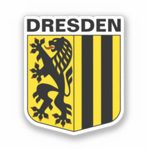 Coat of Arms of Dresden, Germany Sticker