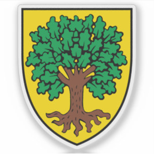 Coat of arms of Échallens, Switzerland Sticker