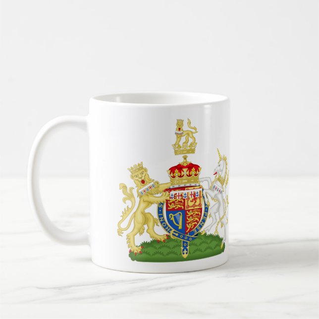 Coat Of Arms Of Edward, Duke Of Kent Coffee Mug (Left)