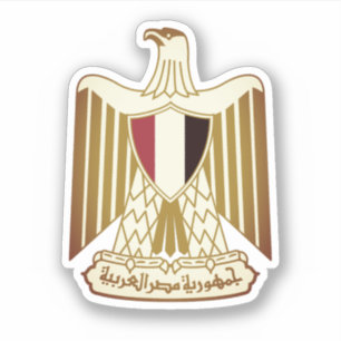 Coat of Arms of Egypt Sticker