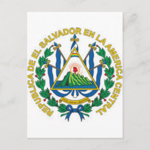 Coat of Arms of El Salvador Postcard