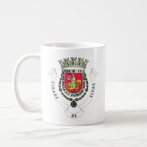 Coat of Arms of Elvas Portugal Coffee Mug