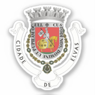 Coat of Arms of Elvas, Portugal Sticker