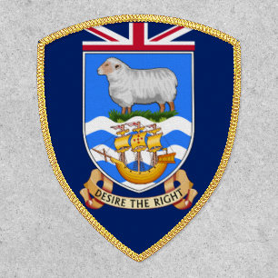Coat of Arms of Falkland Islands Patch