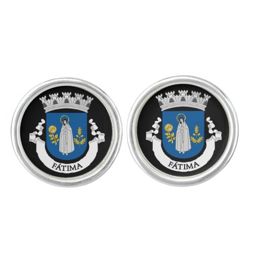 Coat of Arms of Ftima Portugal Cufflinks