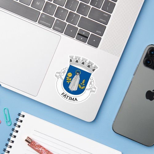 Coat of Arms of Ftima Portugal Sticker