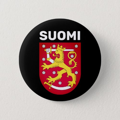 Coat of Arms of Finland Button