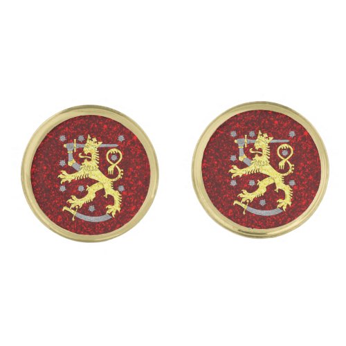 Coat of arms of Finland Cufflinks