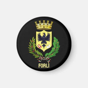 Coat of arms of Forlì, ITALY Magnet