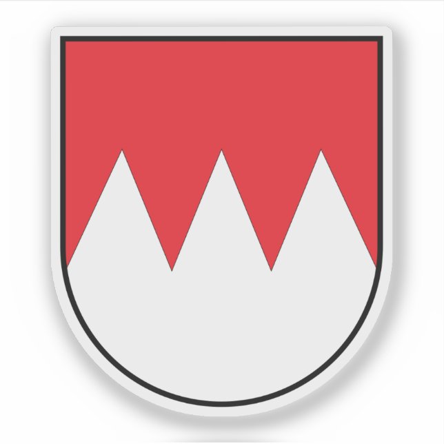 Coat of arms of Franconia, Germany Sticker (Front)