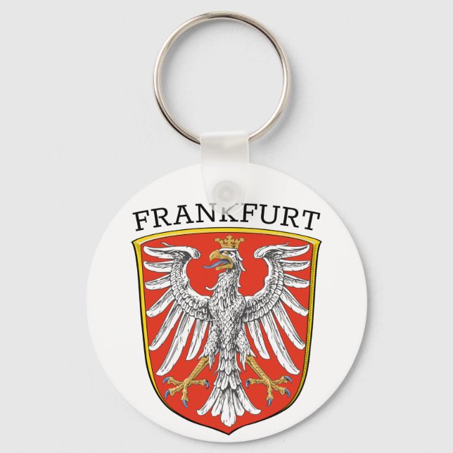 Coat of Arms of Frankfurt - GERMANY Keychain (Front)