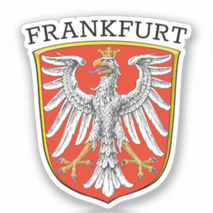 Coat of Arms of Frankfurt - GERMANY Sticker