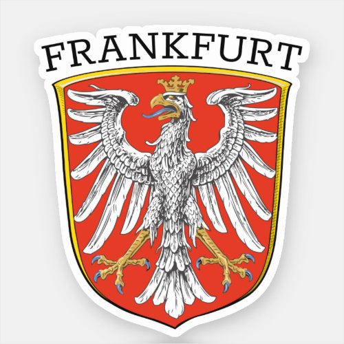 Coat of Arms of Frankfurt _ GERMANY Sticker