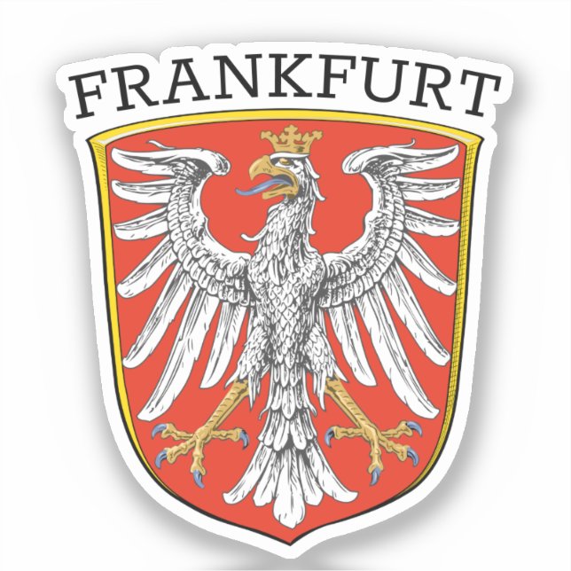 Coat of Arms of Frankfurt - GERMANY Sticker (Front)