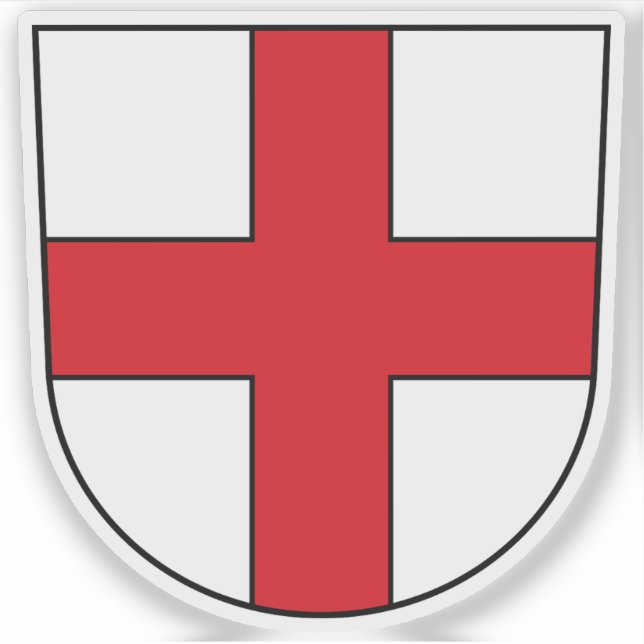 Coat of arms of Freiburg im Breisgau, Germany Sticker (Front)