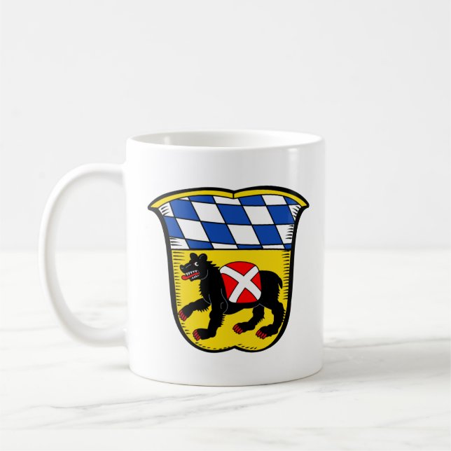 Coat of Arms of Freising, Germany Coffee Mug (Left)