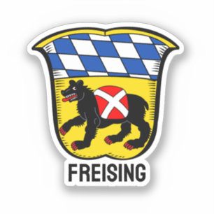 Coat of Arms of Freising, Germany Sticker