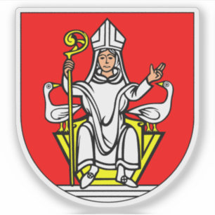 Coat of arms of Frenštát pod Radhoštěm, Czech Repu Sticker