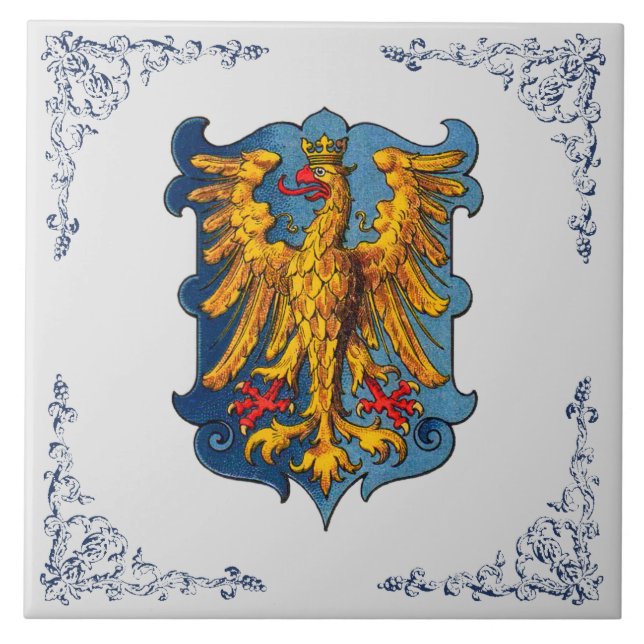 Coat of arms of Friuli Ceramic Tile (Front)