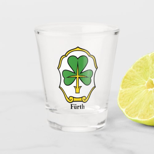 Coat of Arms of Frth Germany Shot Glass