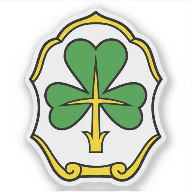 Coat of arms of Fürth, Germany Sticker (Front)