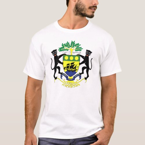 Coat of arms of Gabon T_Shirt