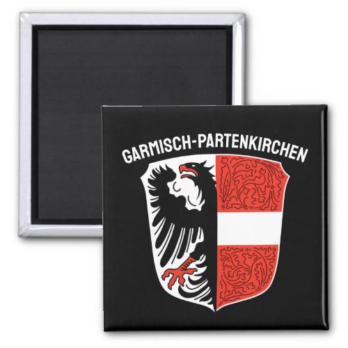 Coat of Arms of Garmisch_Partenkirchen Germany Magnet