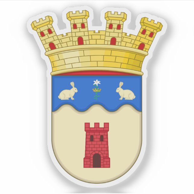 Coat of arms of General Pinto partido, Argentina Sticker (Front)