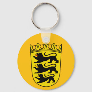 Coat of arms of Germany state Baden-Wurttemberg Keychain