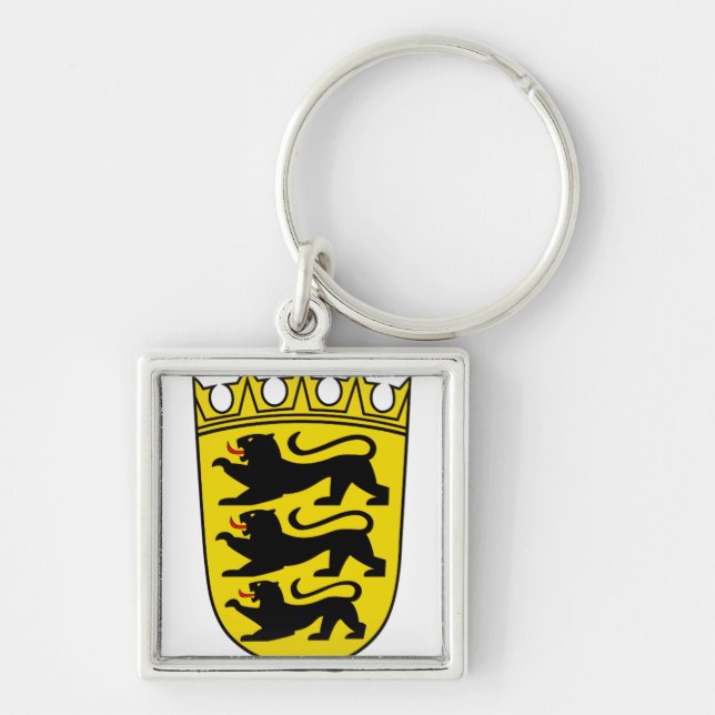 Coat of arms of Germany state Baden-Wurttemberg Keychain (Front)