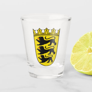 Coat of arms of Germany state Baden-Wurttemberg Shot Glass