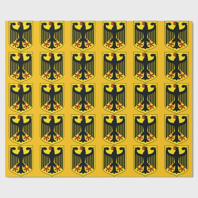 Coat of arms of Germany Wrapping Paper (Flat)